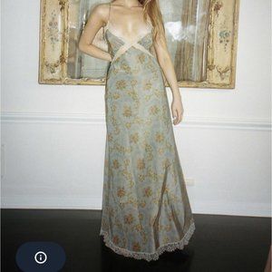 BROCK COLLECTION LACE FLORAL RESORT DRESS NWT SZ 0